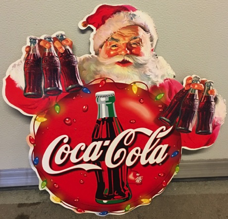 04685-4 € 6,00 coca cola karton kerstman met 6 flesjes 50 x 45 cm.jpeg